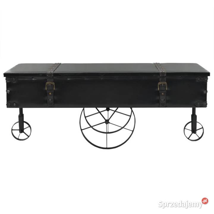 Stolik kawowy MDF i drewno jodłowe 110 x 55 x 43 sprzedam
