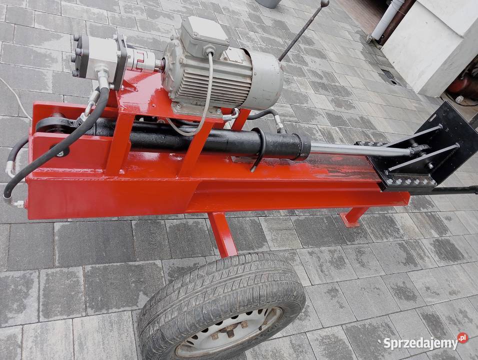 Łuparka hydrauliczna samoróbka Sulęczyno