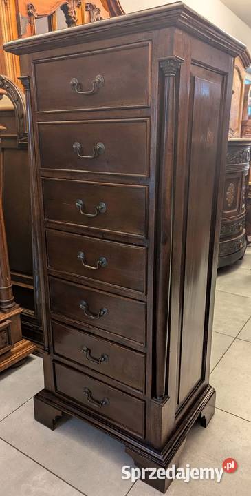 Piękna wysoka szyfonierakomoda kolonialna sklep śląskie Dąbrowa Górnicza