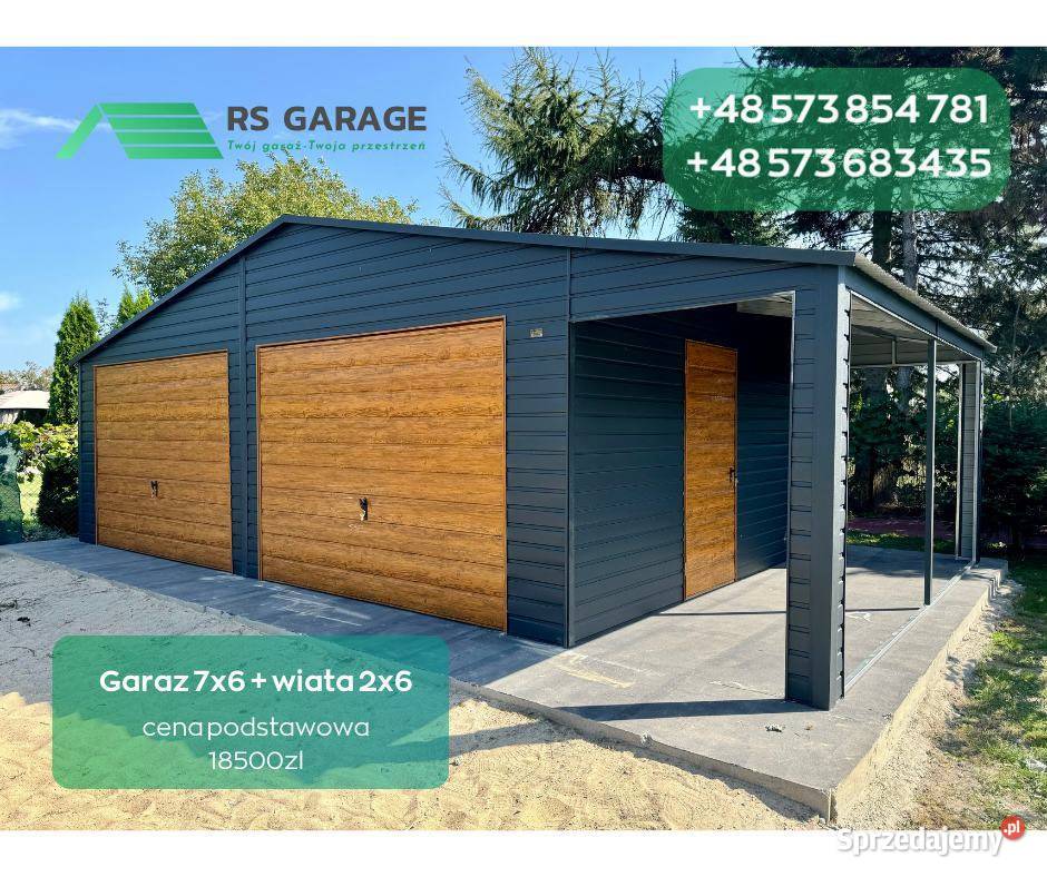 Garaż blaszany 5x6 Świdnica