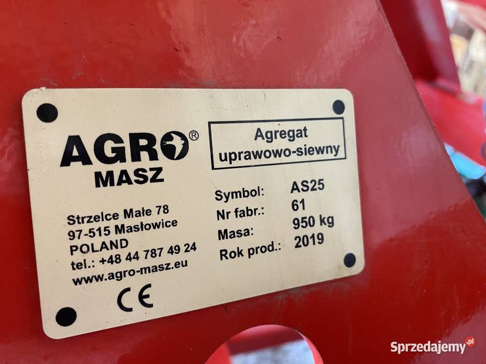 Agregat UPRAWOWOSIEWNY AGROMASZ Jarosław