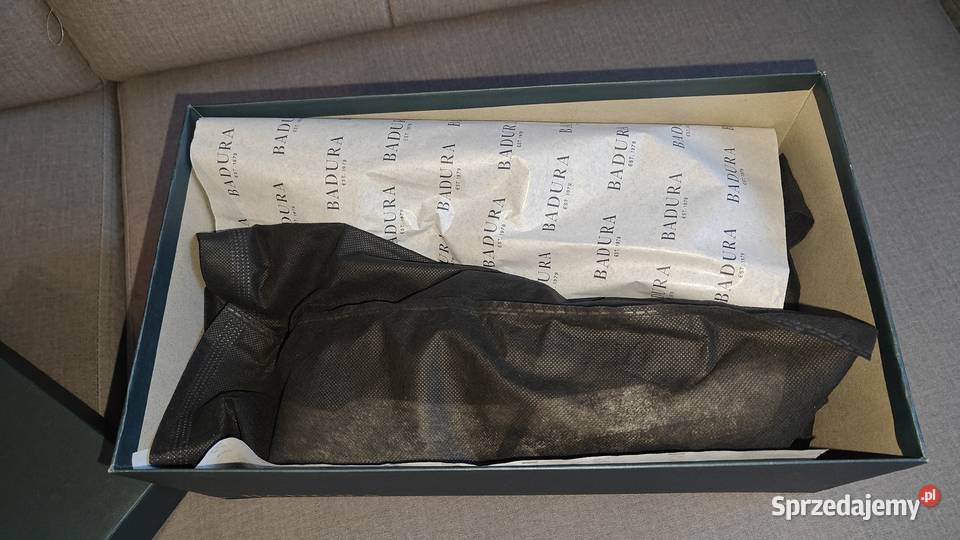 BADURA półbuty skórzane czarne rozmiar 40 267 26.7cm Żary sprzedam