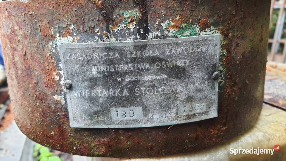 Osłona napędu wiertarki stołowej WS13 oryginał sprzedam