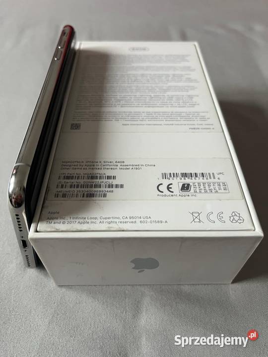 iPhone X Silver 64 Apple / iPhone