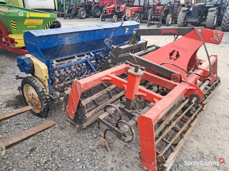 Zestaw uprawowo siewny 27 m agregat JanPol sprzedam