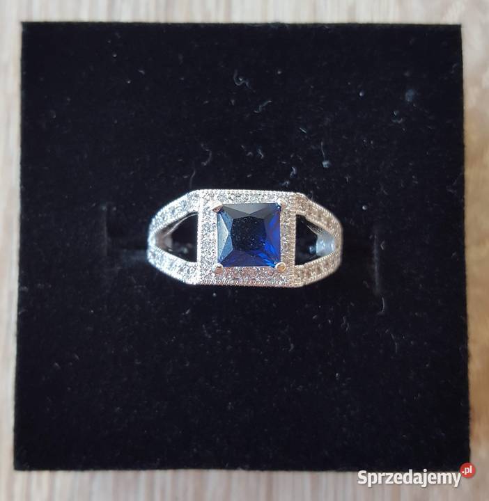 Nowy pierscionek srebrny kolor posrebrzany Szczecin
