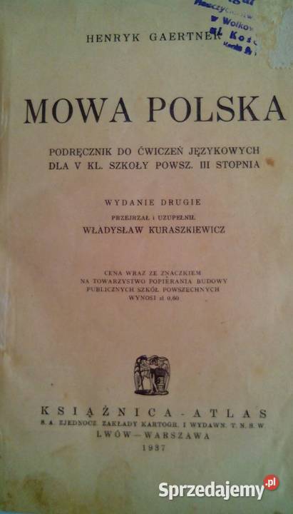 Podręcznik do ćwiczeń językowych Henryk Gaertner