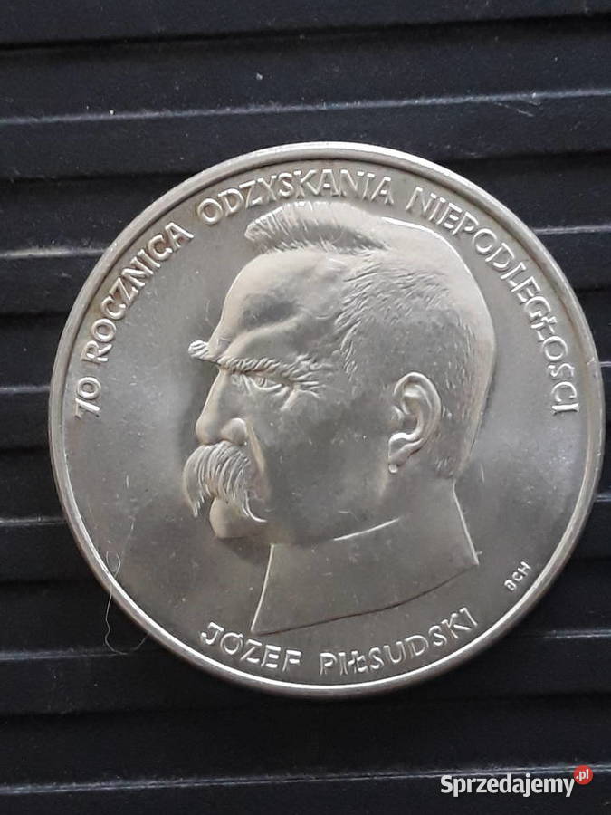 50 000 J Piłsudski 1988 r Mennicze Numizmatyka Konin