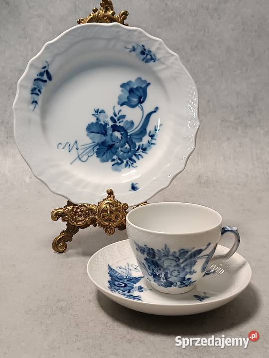 ROYAL COPENHAGEN Filiżanka Blue Flower Trio sprzedam