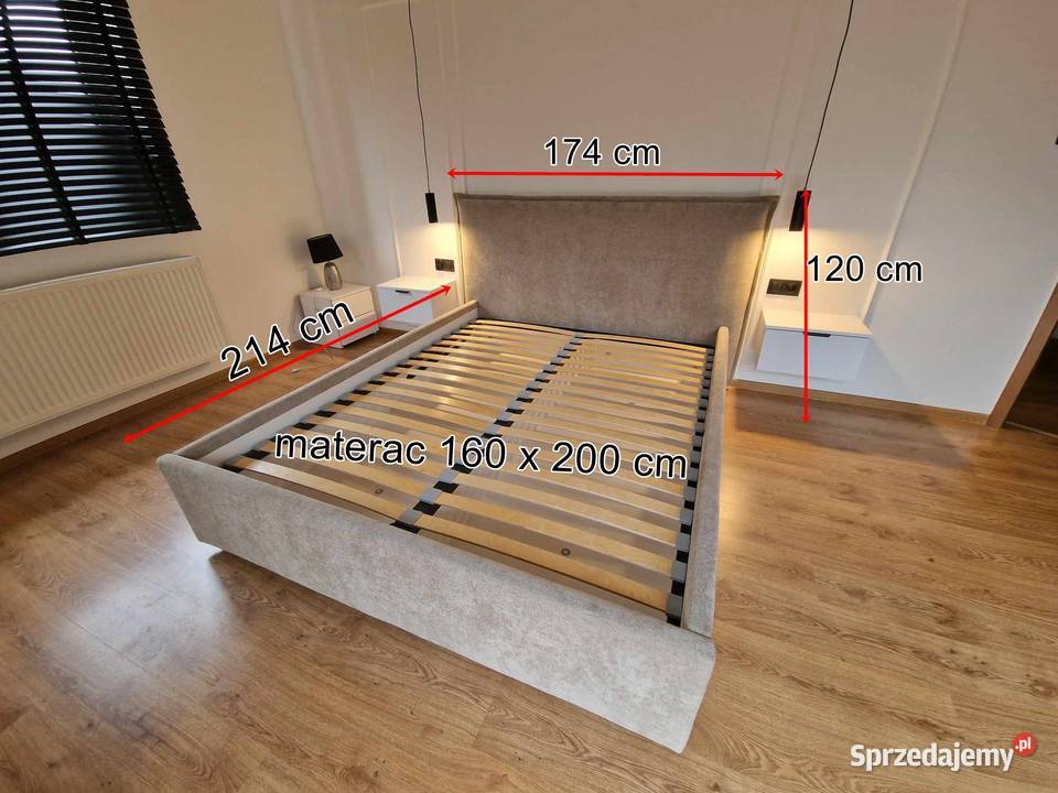 Dowolny rozmiar łóżka tapicerowane, najmodniejsze kolory
