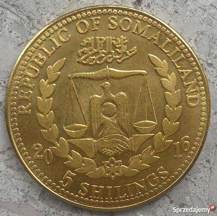 SOMALILAND5 SHILINGS2016 r KOT mazowieckie Legionowo