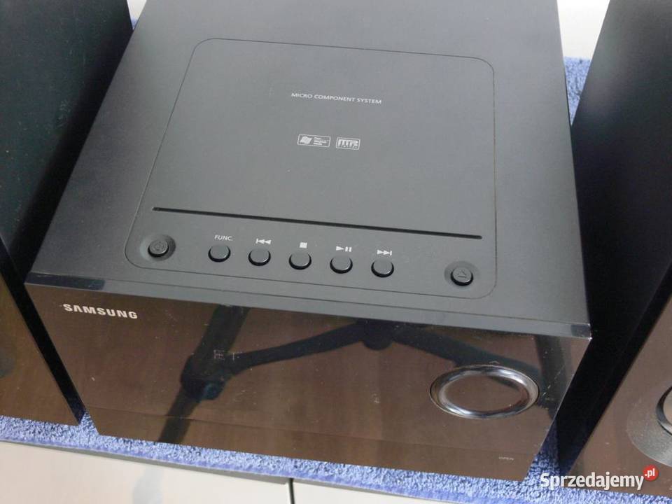 Zestaw stereo Samsung z kol CD USB mp3 AUX RDS Wieże i miniwieże sprzedam