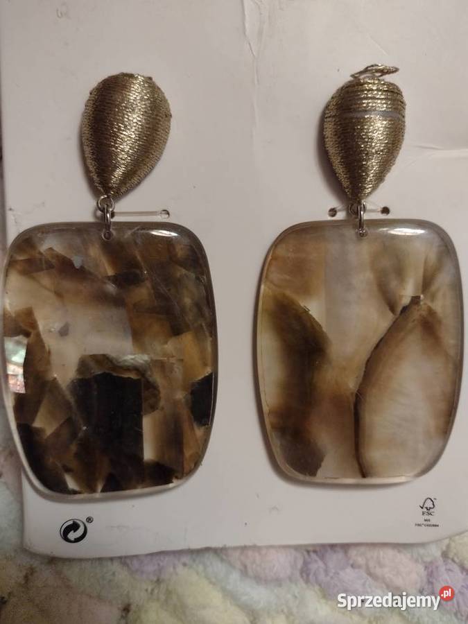 ZARA Duże kolczyki z Madrytu NOWE Kraków sprzedam