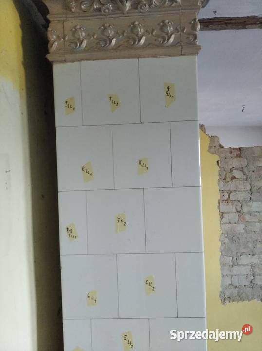Kafle na Piec Kaflowy Zabytkowy VELTEN Korona Piece wolnostojące Laski