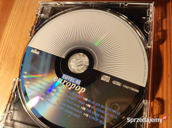 Eiffel 65 europop 1999 kolekcjonerska płyta cd CD świętokrzyskie