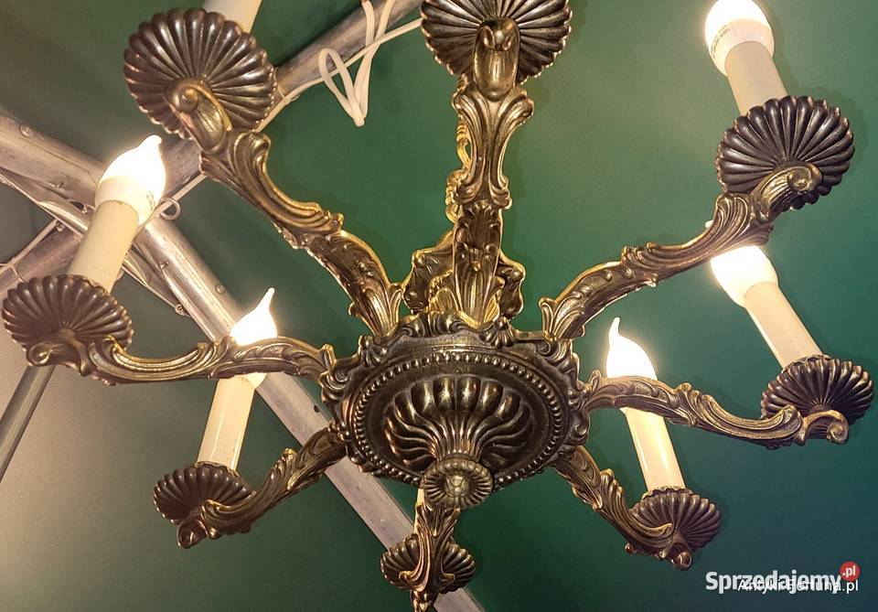 Stary żyrandol 4 Mała Karczma