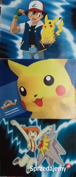 Pokemony plakat 151 Pokemonów NAKLEJKI Rzeszów