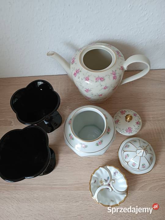 Porcelana szkło dzbanek pucharki koszyczek Porcelana i szkło Gorlice