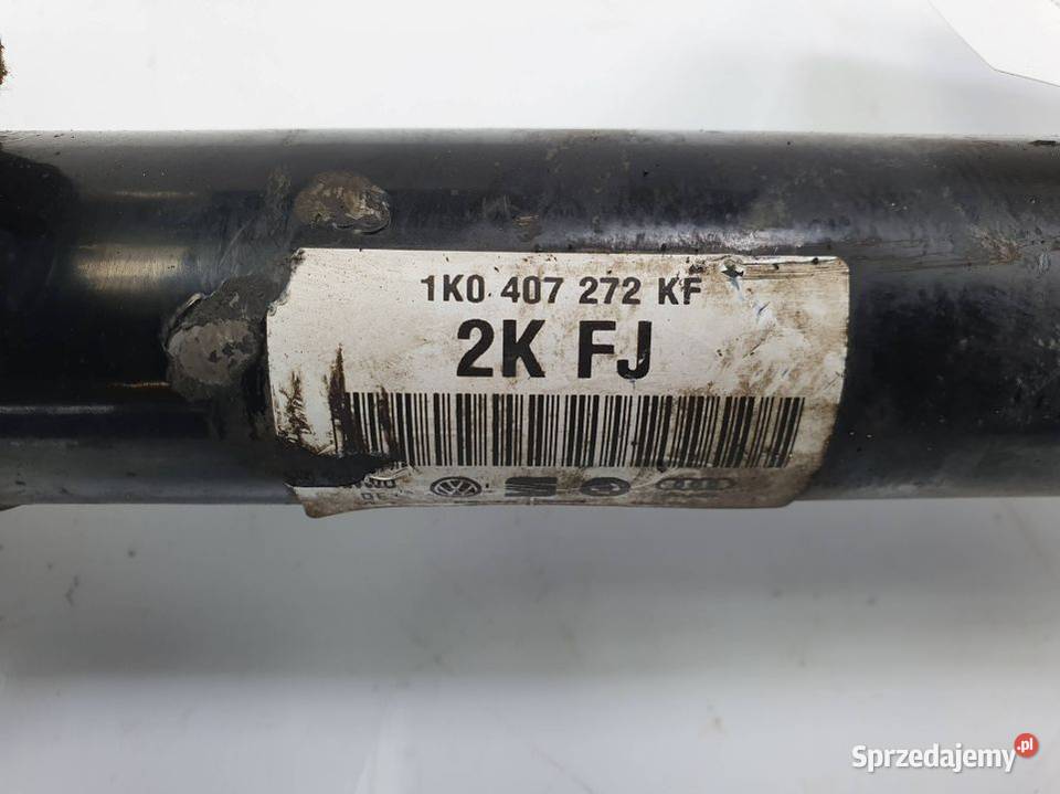 PÓŁOŚ PRAWA PRZÓD VOLKSWAGEN TOURAN 1K0407272KF Pozostałe Lipno