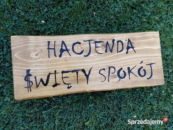 Szyld drewniany altana wiata domek z drewna plac Kraków sprzedam