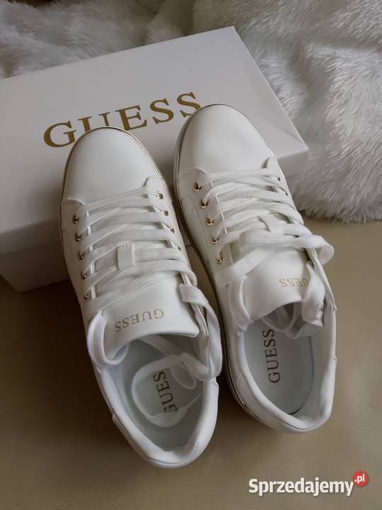 Guess białe sneakersy BONNY rozmiar 37 Olkusz