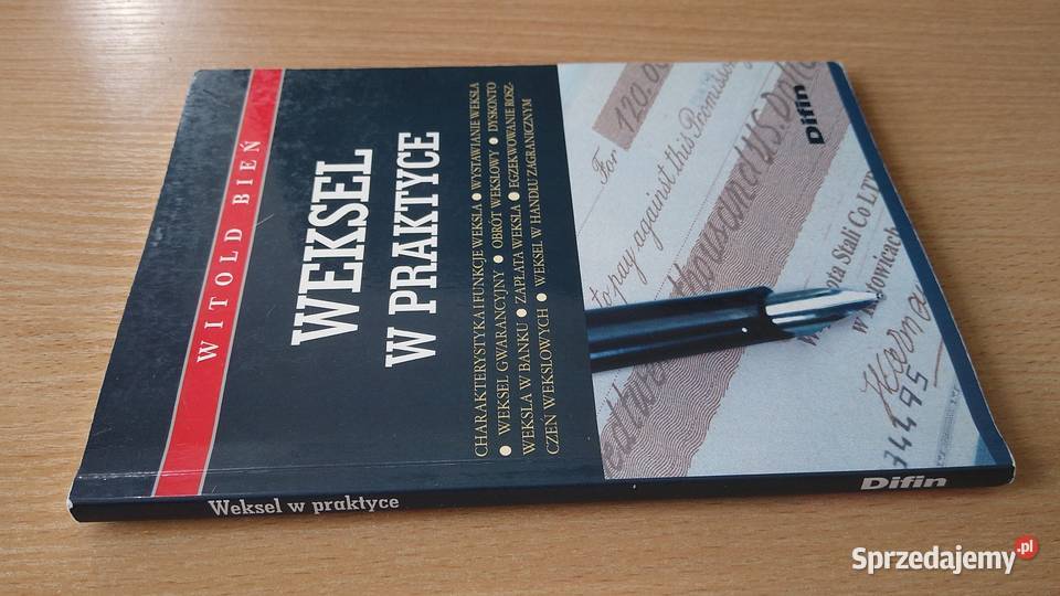 Weksel w praktyce Witold Bień sprzedam