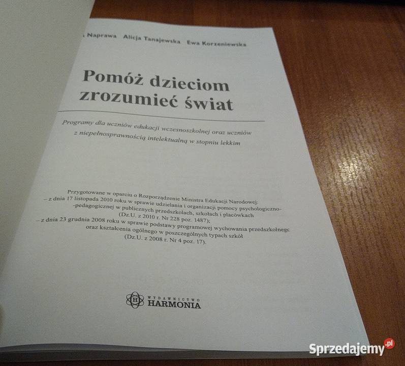 Pomóż dzieciom zrozumieć świat programy uczniów Podręczniki Podręczniki Gdańsk sprzedam