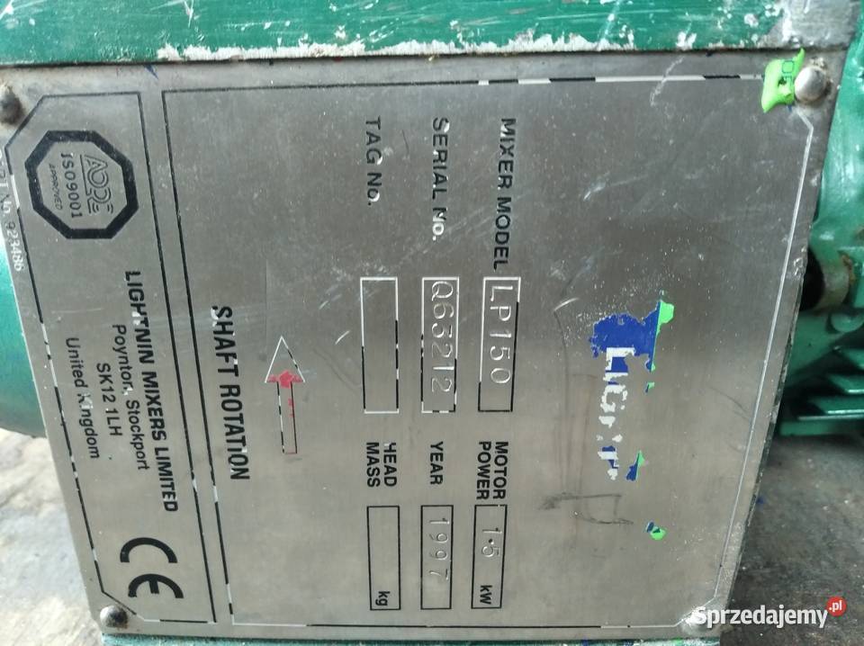 Mieszadło śrubowe 15kw mazowieckie Garwolin