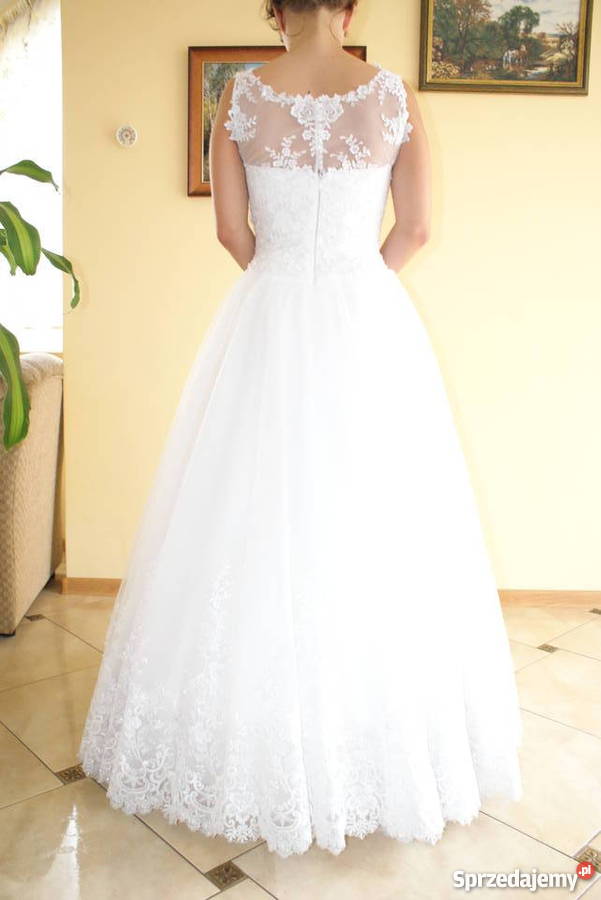 Śliczna suknia ślubna Emmi Mariage NELLY 36 biały Dzierżążno