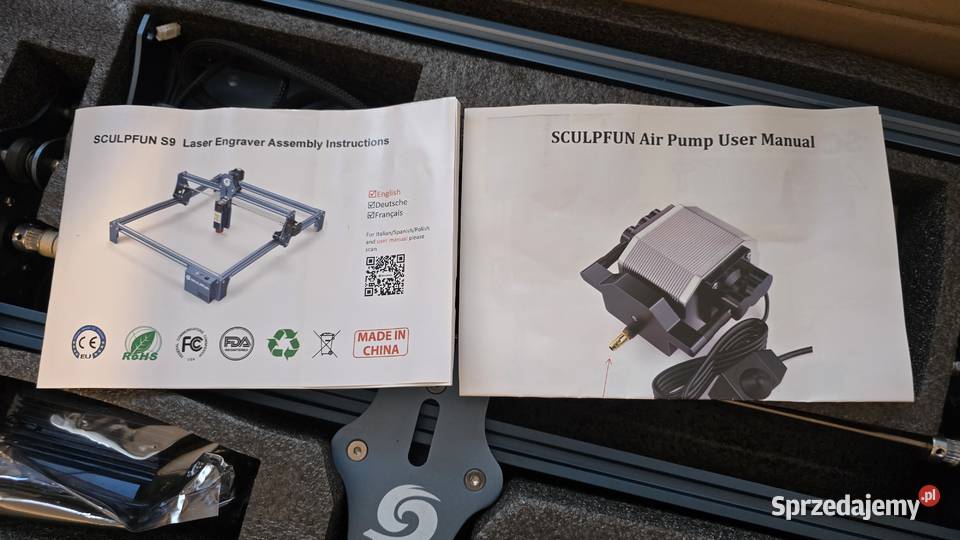 Sculpfun S9 Airasist soczewka Warszawa