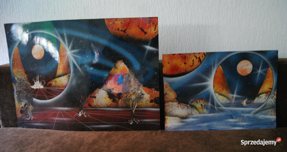 Obraz malowany sprayem Bytom