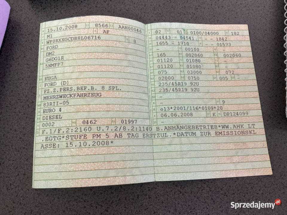 Ford Kuga Przebieg gwarantowany bluetooth hak sprzedam
