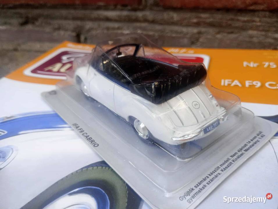 IFA F9 CABRIO Kultowe auta PRL model deagostini mazowieckie Warszawa