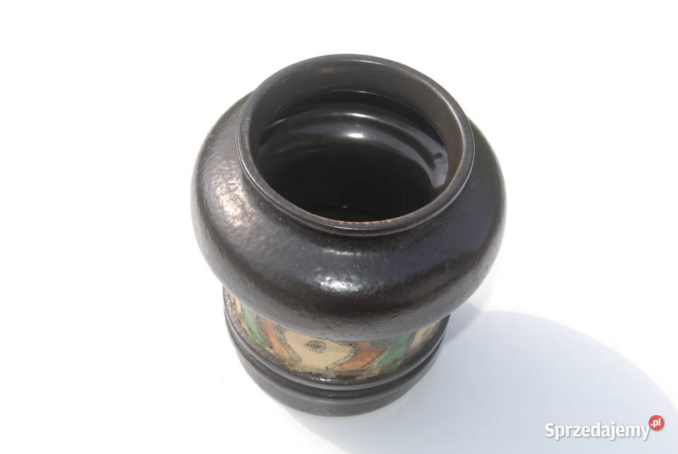 Stary ceramiczny wazon wazonik antyk zabytek śląskie Cieszyn