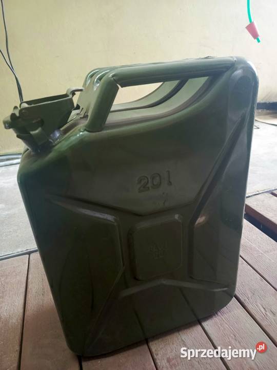 Kanister metalowy 20l PRL nowy Świdnik