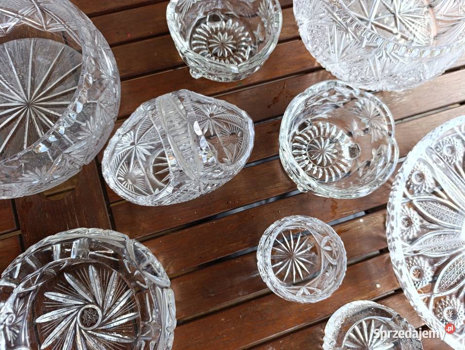 Kryształy PRL zestaw