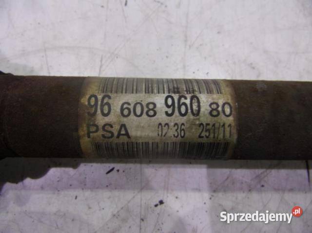 9660896080 PÓŁOŚ LEWA CITROEN C4 II 16 VTI lubelskie