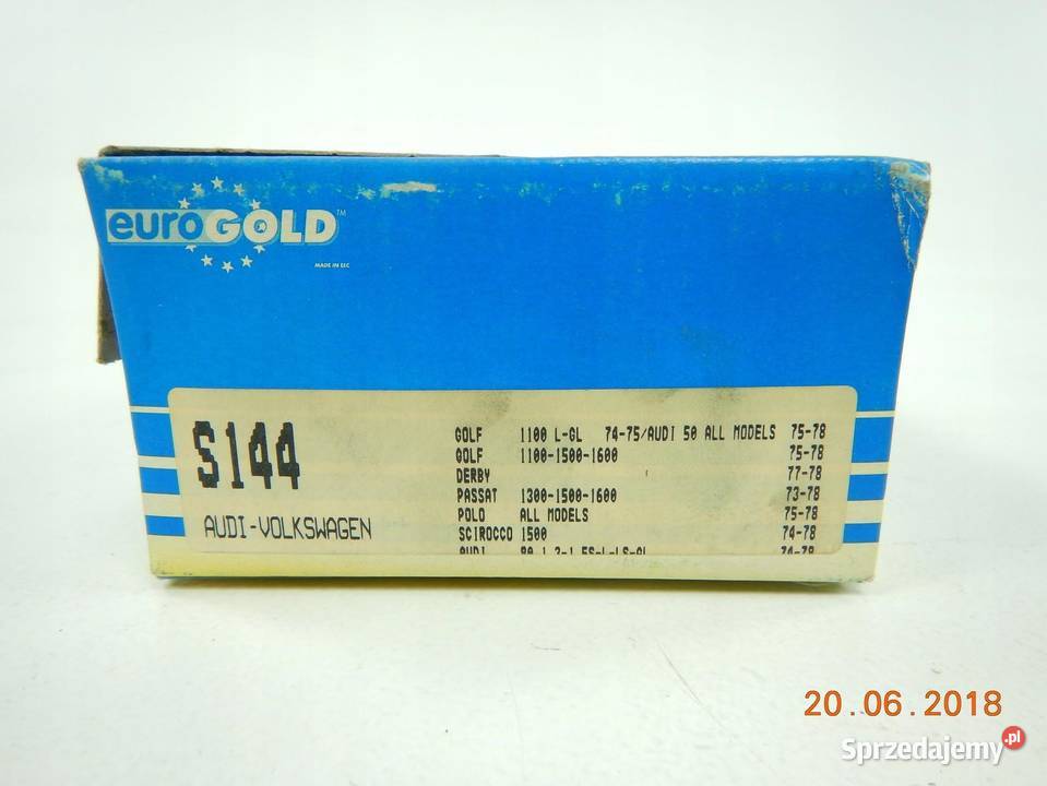 SZCZĘKI HAMULCOWE S144 EUROGOLD GOLF 1100 7475 osobowe lubelskie