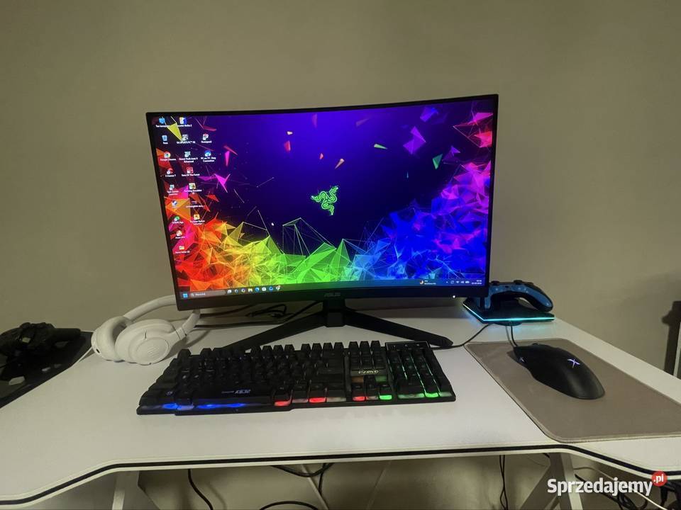 Zestaw gamingowy Laptop ASUS monitor Asus 27c Kleczew