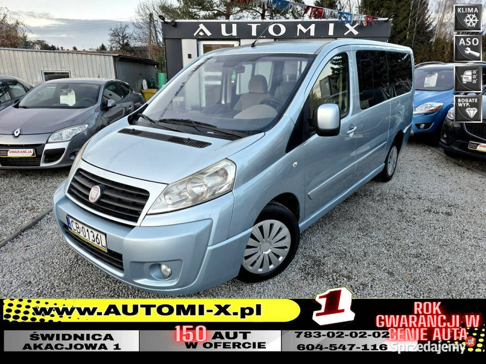 Fiat Scudo LONG20HDI 120PanoramaWelur dolnośląskie Świdnica sprzedam