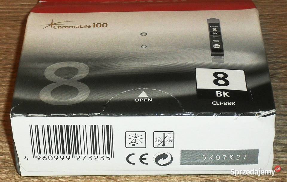 Tusz czarny Canon CLI8BK 0620b001 do drukarki Gliwice