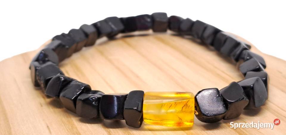 Bransoletka z bursztynu BURSZTYN bałtycki kostki Warszawa sprzedam