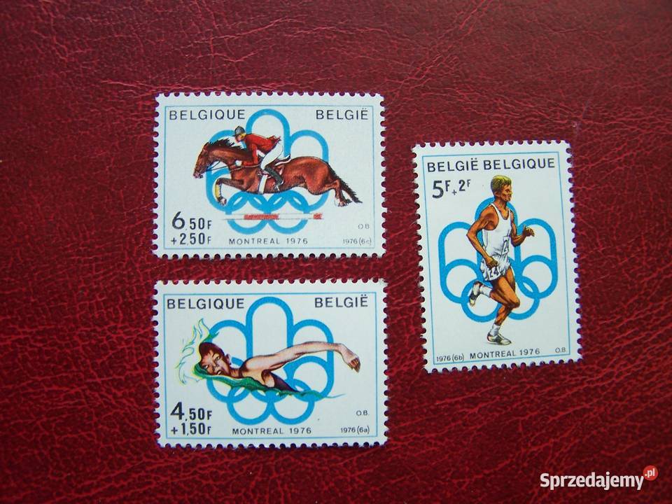 Belgia 1976 MNH Mi 185254 Sport Olimpiada
