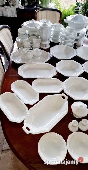 Rosenthal Biała Mariaserwis obiadowy 12osób 99 lubelskie