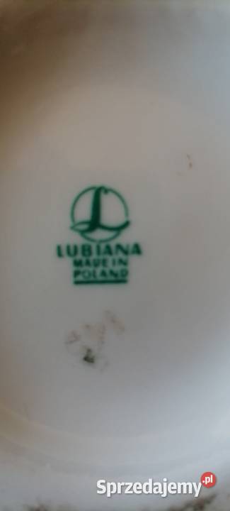 Kufel Porcelanowy Lubiana Wzór Kaszubski PRL Wałbrzych