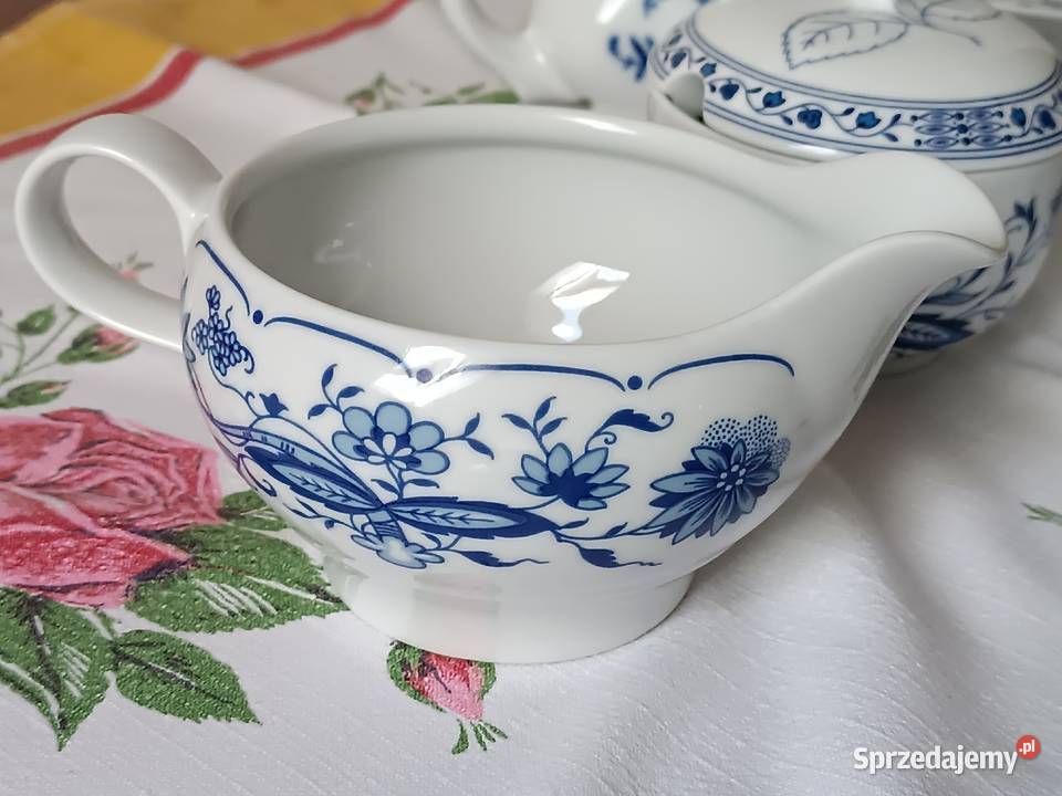 Porcelana na części wzory cebulowe małopolskie Gorlice