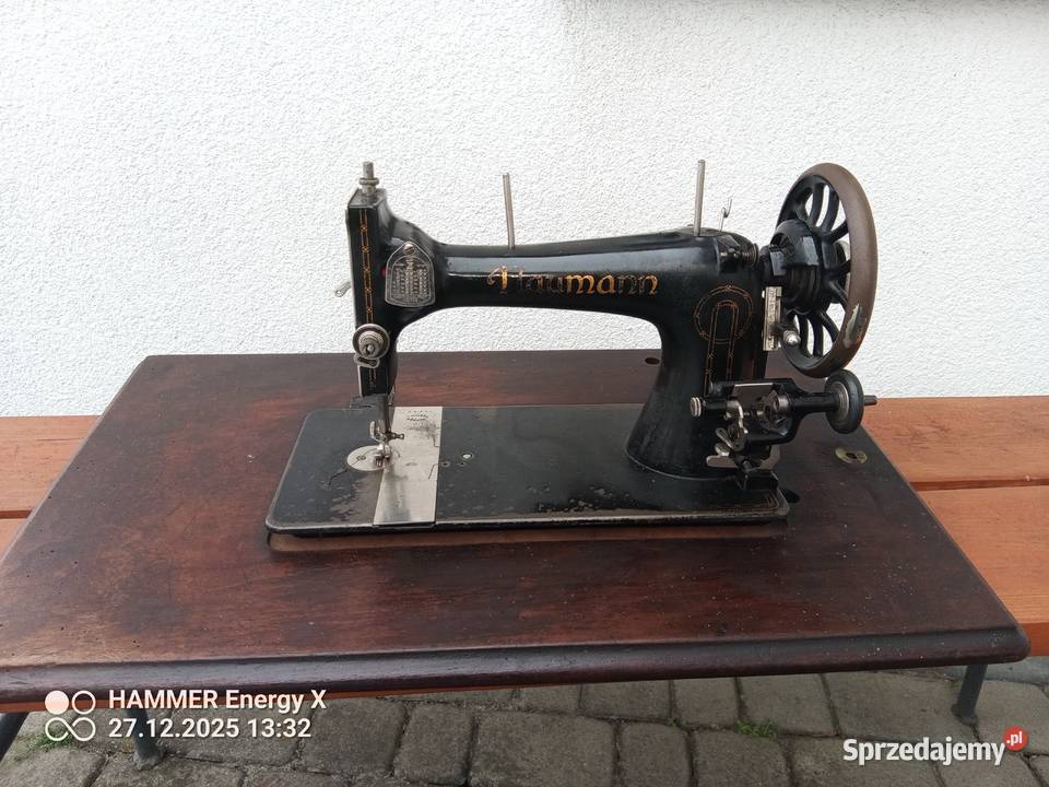 Stara maszyna do szycia Naumann Gorlitz Dobrzeń Wielki