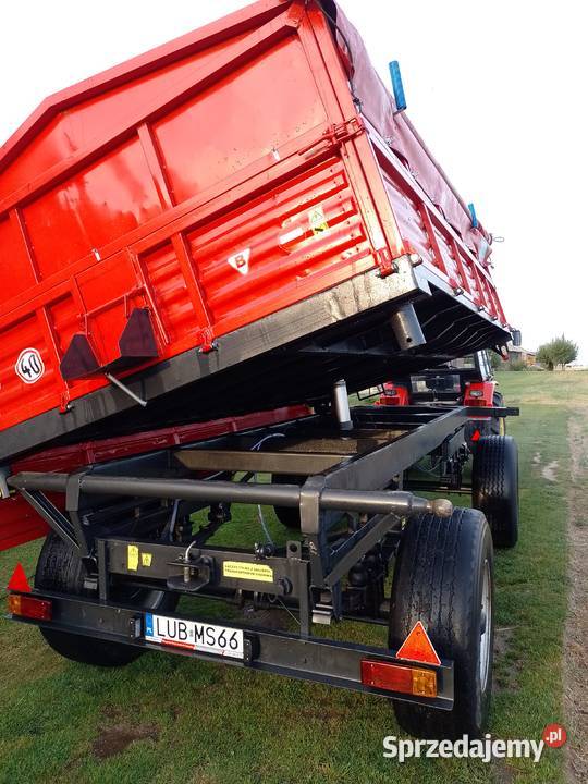 Przyczepa D50 3 stronny wywrot lubelskie
