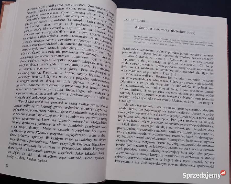 Prus z dziejów recepcji twórczości PWN 1988 r Koźminek