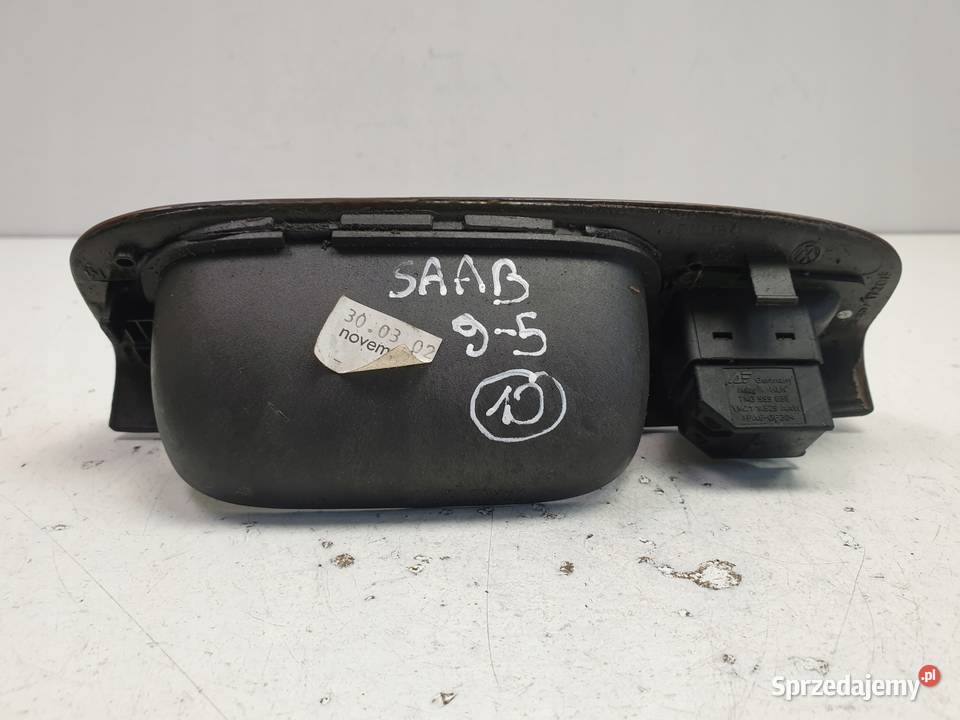 Saab 95 PRZEŁĄCZNIK SZYBY prawy przód RĄCZKA Panele sterowania, przełączniki Rudka